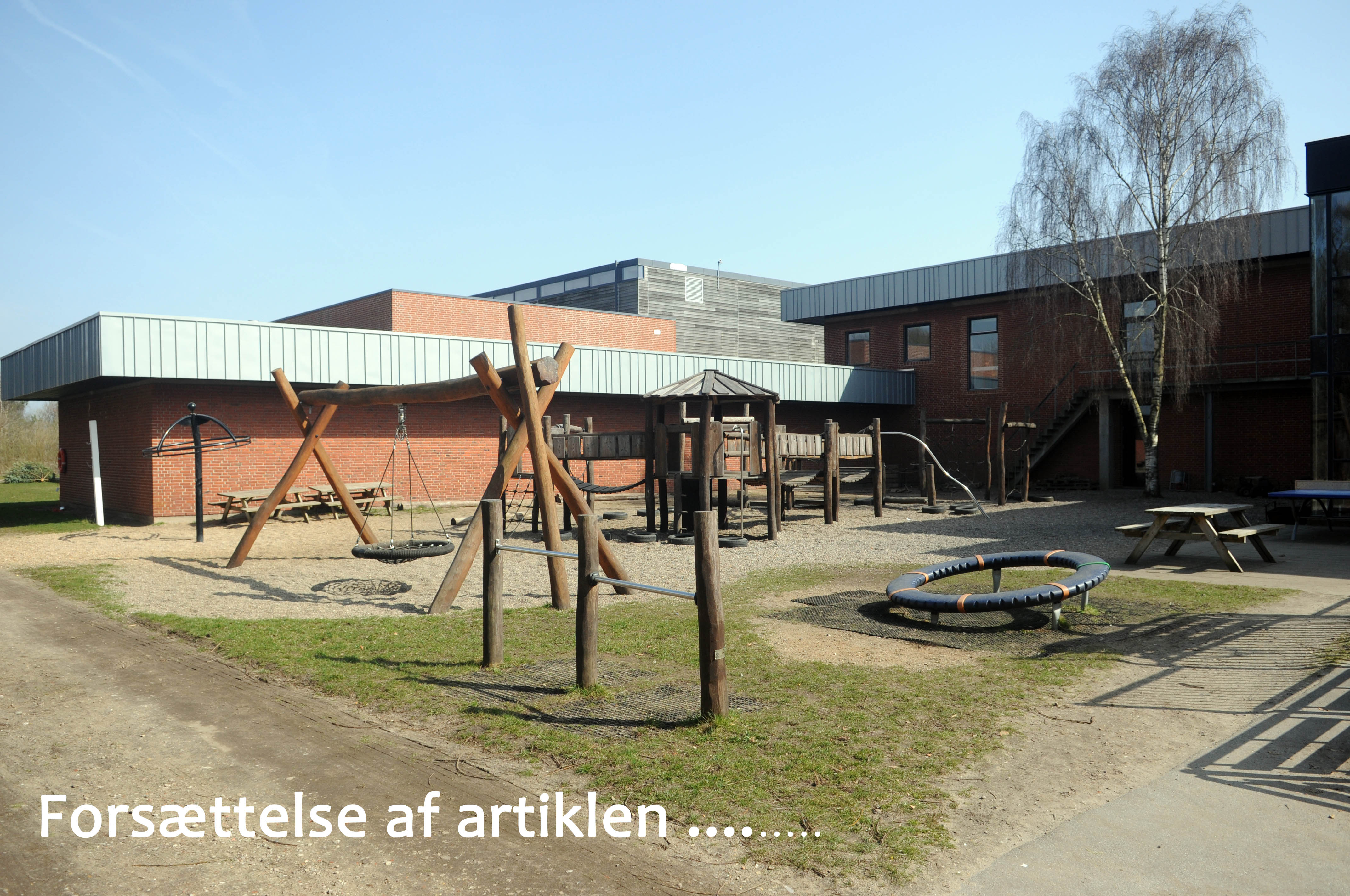 En dag læste vi om Riberhus privatskole Ryk Ind