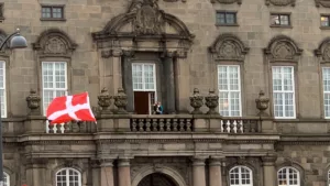 Christiansborg v tronskiftet 15. januar 2024