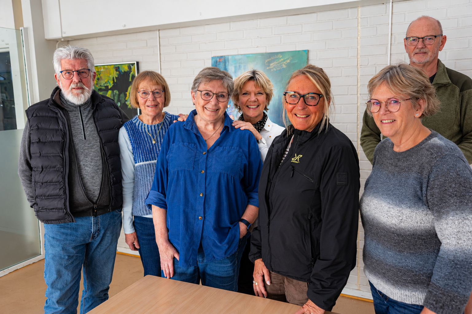Benny Husted, Irene Pinborg, Marianne Husted, Anette Grunert, Ester Mouritsen, Inge Dorthe Søgaard og Frank Eckert Paulsen